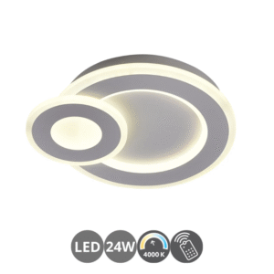 Plafón led AROS MINI 24 watts mando a distancia