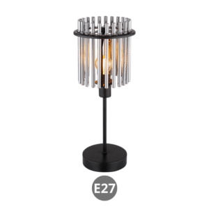 Sobremesa GORLEY E27 negro