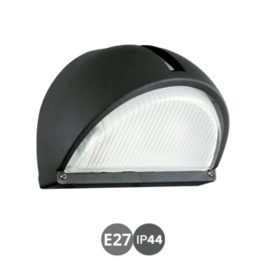 Aplique exterior ONIA E27 negro