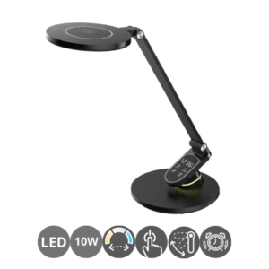 Flexo led HAMLET 10 watts táctil negro