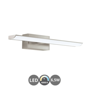 Aplique led TABIANO 6,5 watts níquel satinado