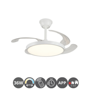 Ventilador techo MELODY S APP blanco