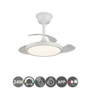 Ventilador techo MELODY XS APP blanco