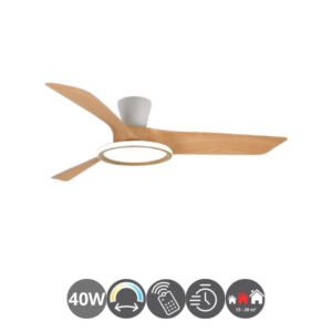 Ventilador Android V127 blanco haya (13-20m²)
