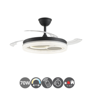 Ventilador NAIRA ECO 50/108cm negro