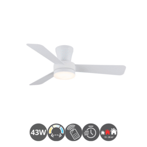 Ventilador BENDA blanco (13-20m²)