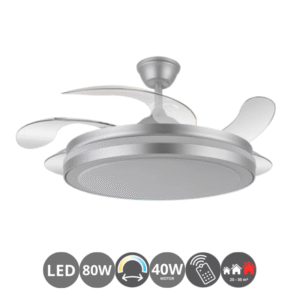 Ventilador ESPARTA XL plata