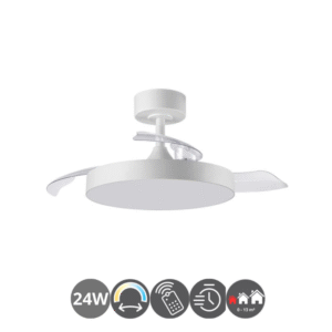 Lámpara-ventilador BETA XS blanco (0-13m²)
