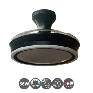 Ventilador desplegable 2010 40/91cm negro (0-13m)