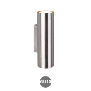 Lámpara foco MARLEY 2x GU10 metal níquel mate