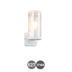Aplique exterior BONITO E27 blanco