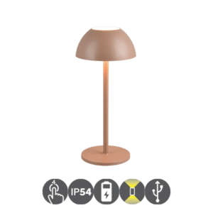Sobremesa exterior RICARDO 30 recargable USB café