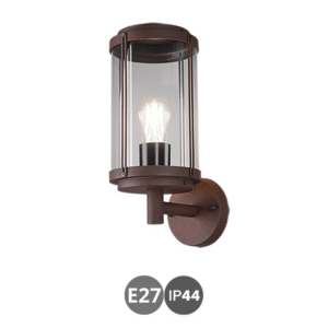 Aplique exterior TANARO E27 óxido