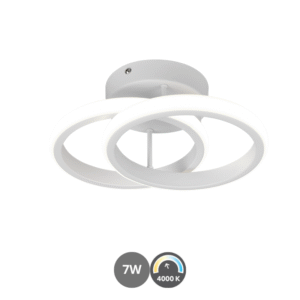 Plafón led KASIA 3000 kelvin blanco