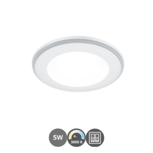 Empotrable led AURA 5w 3000k blanco