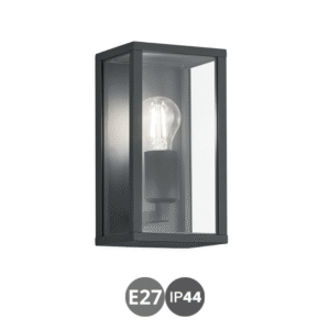 Aplique exterior E27 GARONNE antracita