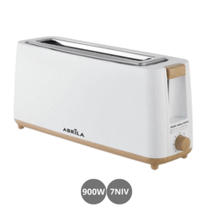 Tostador de pan 900w 7 niveles con apagado automático blanco haya