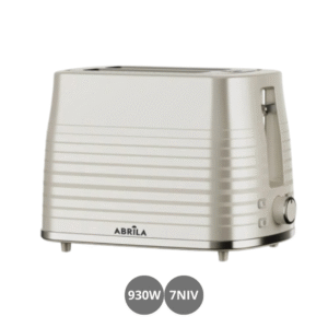 Tostador de pan 930w 7 niveles con recogemigas y apagado automático beige