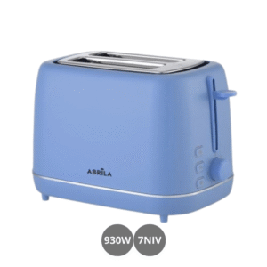 Tostador de pan 930w 7 niveles con recogemigas y apagado automático azul