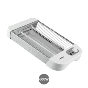 Tostador de pan rejilla 600w 2 tubos cuarzo recogemigas
