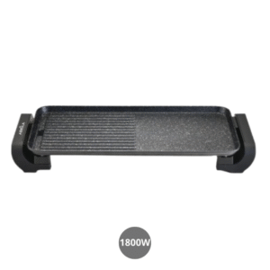 Plancha grill con recubrimiento cerámico antiadherente 1800w 57,5x23,5cm
