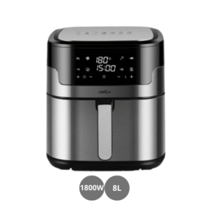 Freidora de aire 1800w 8l doble resistencia control táctil