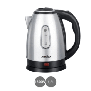 Hervidor de agua eléctrico 1500w 1,8l apagado automático negro plata