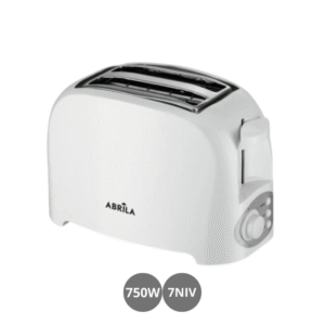 Tostador de pan 750w 7 niveles 3 funciones con apagado automático blanco