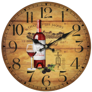 Reloj de pared VINO 34cm