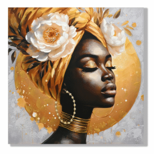 Cuadro pintura AFRICANA 100x100cm