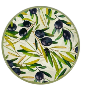 Salva mantel ACEITUNAS 20cm cerámica