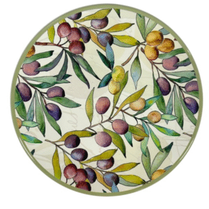 Salva mantel ACEITUNAS 20cm cerámica