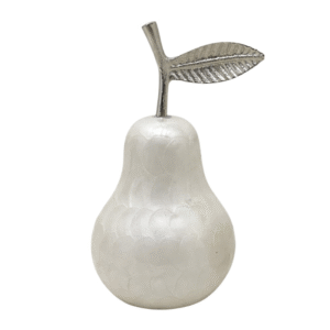 Figura PERA nacarada en madera de mango