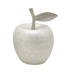 Figura MANZANA nacarada en madera de mango