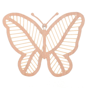 Adorno pared MARIPOSA 32x26cm madera de sauce