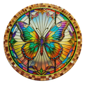 Salva mantel MARIPOSA 20cm cerámica