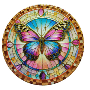 Salva mantel MARIPOSA 20cm cerámica