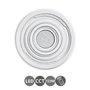 Plafón led redondo 123w CCT mando a distancia