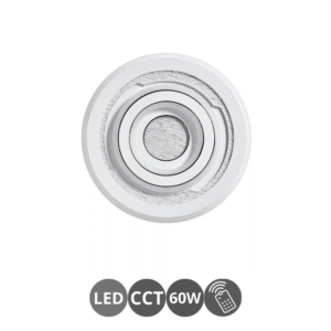 Plafón led redondo 60w CCT mando a distancia